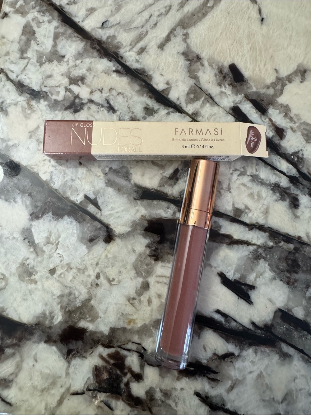 Farmasi Nudes For All Lip Gloss - Mauve Brown